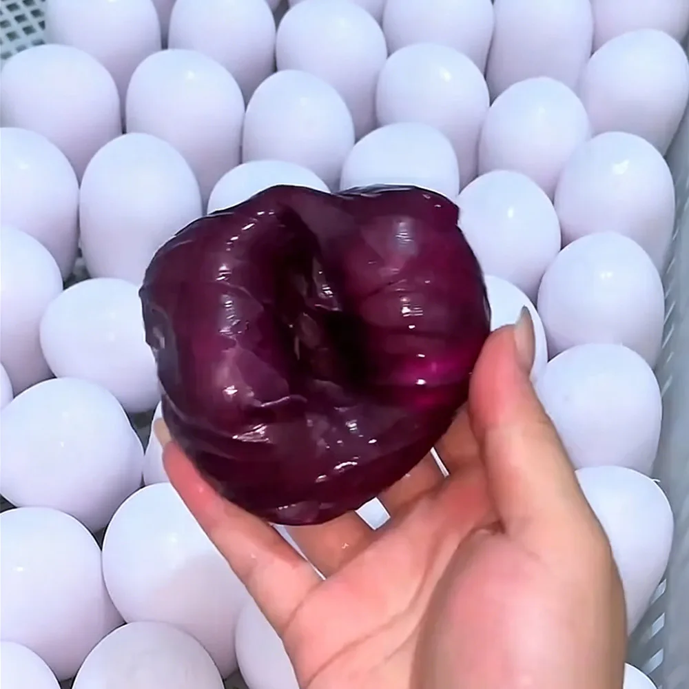 Handgefertigter Knuspriger Pfirsich-Mango-Orangen-Pudding Stressball, Knautschspielzeug, Knuspriges und Weiches Lebensmittelspielzeug, ASMR Sensorisches Stressabbau-Spielzeug – Detail 33