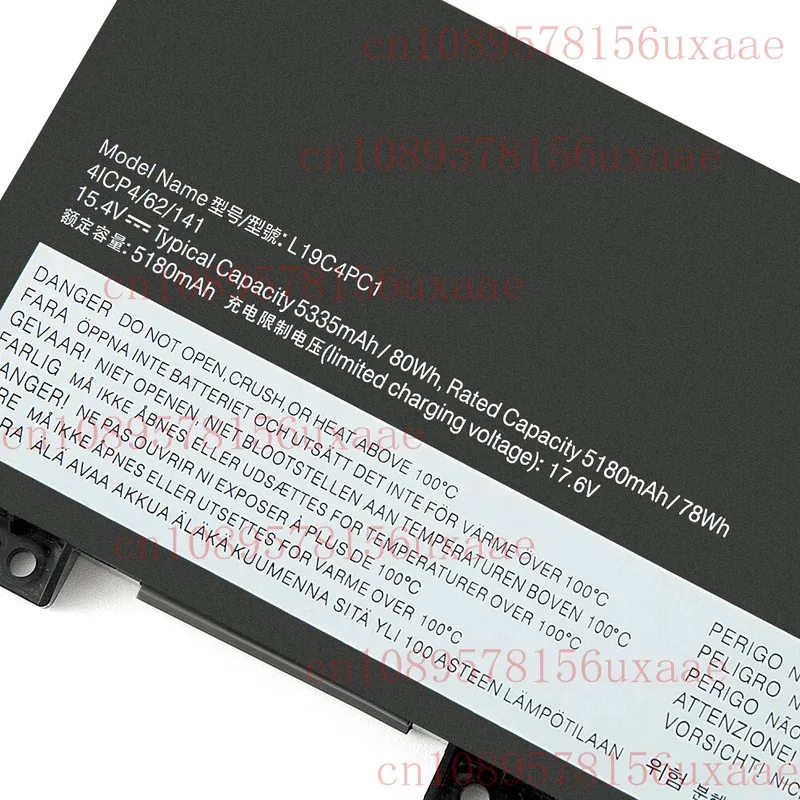 

L19C4PC1 Battery For Legion 5P-15IMH05H 5P-15ARH05H 5-15IMH05H 5-15ARH05H XMSJ