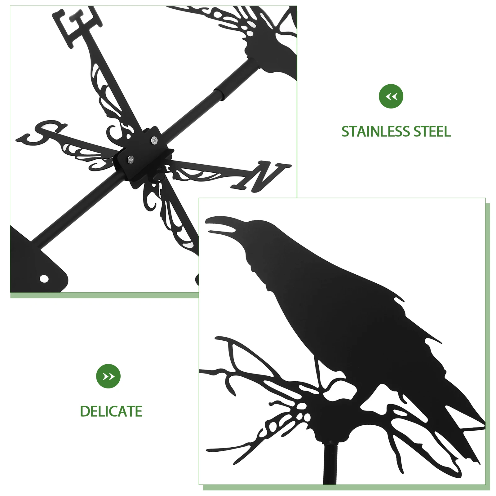 

Флюгер Направление ветра Флюгер Орнамент Садовый инструмент Маленький индикатор