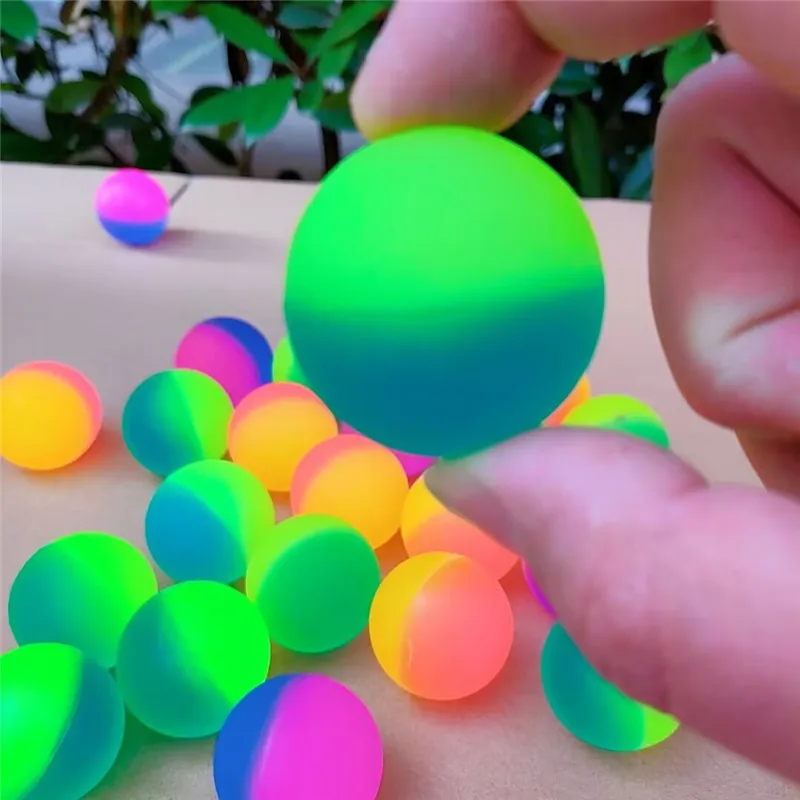 Zabawne piłki do skakania, prezent dla dzieci, upominek na przyjęcie, dekoracja, piłka do skakania dla dzieci, wzór, dwukolorowa piłka do skakania, prezent urodzinowy