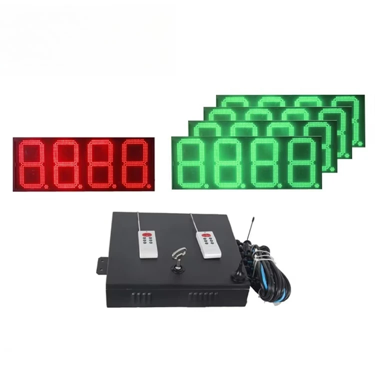 Electronic Diesel Regular Light Emitting Diode Gas Price Logo Basketball Football Light Emitting Diode Scoreboard