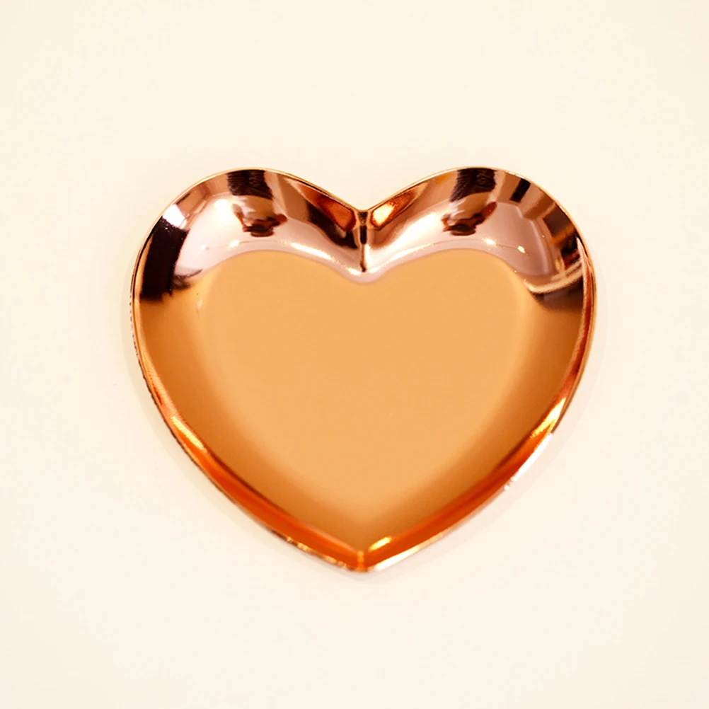 

Premium Heart Shape Jewelry Storage Tray Stylish Dish Organizer Perfect for Accessories Women's Gift