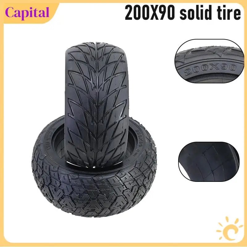200×90 8 Inch  Solid Tire for ZERO 8X SPEEDUAL Mini Electric Scooter  Anti-Explosion Tubeless Tyre