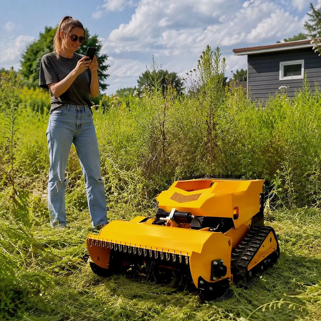 Smart Garden Weed - Op afstand bestuurbare slimme robotmaaier voor