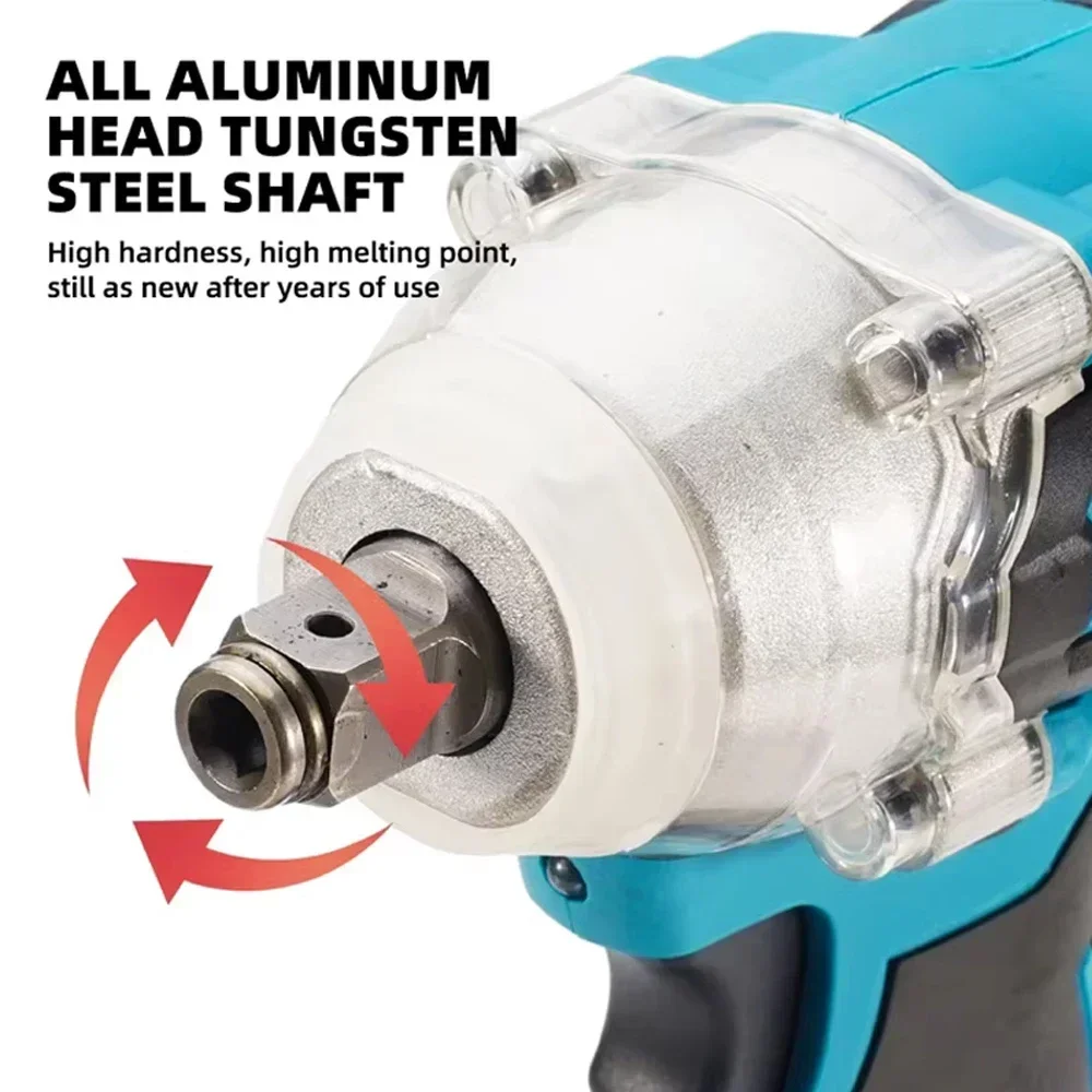 

Makita DTW285 18V Brushless Electric Screwdriver 280N.m 1/2" Socket Rechargeable Drill Driver Compatible with Makita 18V Batter