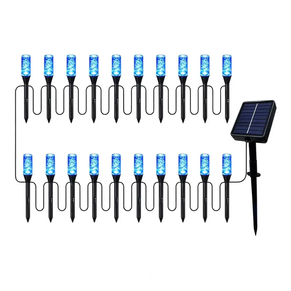 Outdoor Waterproof Garden Path 10/20 Pcs Solar Pathway Lights Multicolor Led Garden Stake Lights Waterproof Outdoor for Yard