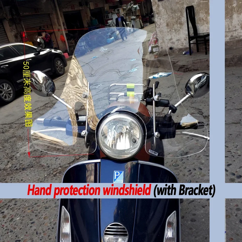 With raised front windshield For PIAGGIO Typhoon 125 RA1 125T-5 windshield For Aprilia SR Motard 125 Typhoon chest guard