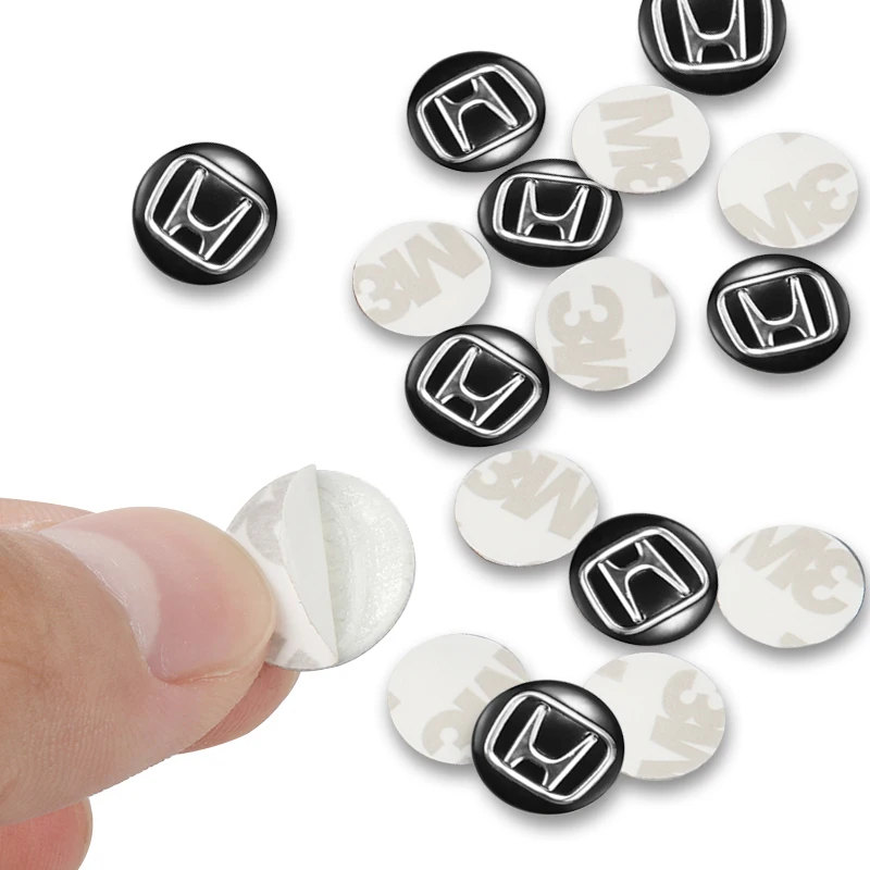 5/10 قطعة ملصقات شارة مفتاح السيارة المعدنية الألومنيوم لهوندا سيفيك صالح أكورد مقدمة CRV 5th City CRZ CRX Jazz HRV الطيار أوديسي