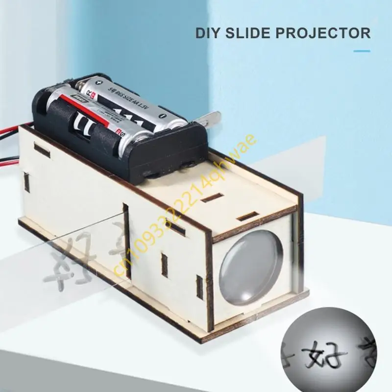 Slide Projector Model Assembled Model Kits STEM Learning Toy Handmade Science Experiment Kits School Supplies