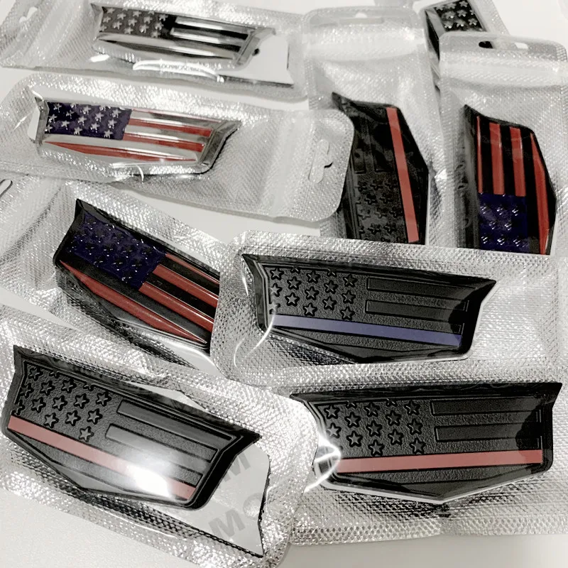 

3D новый подходит для Cadillac Logo ATSL XTS CT6 XT4 CTS XT5 SRX, модифицированный с американским флагом, боковой значок, металлические автомобильные наклейки