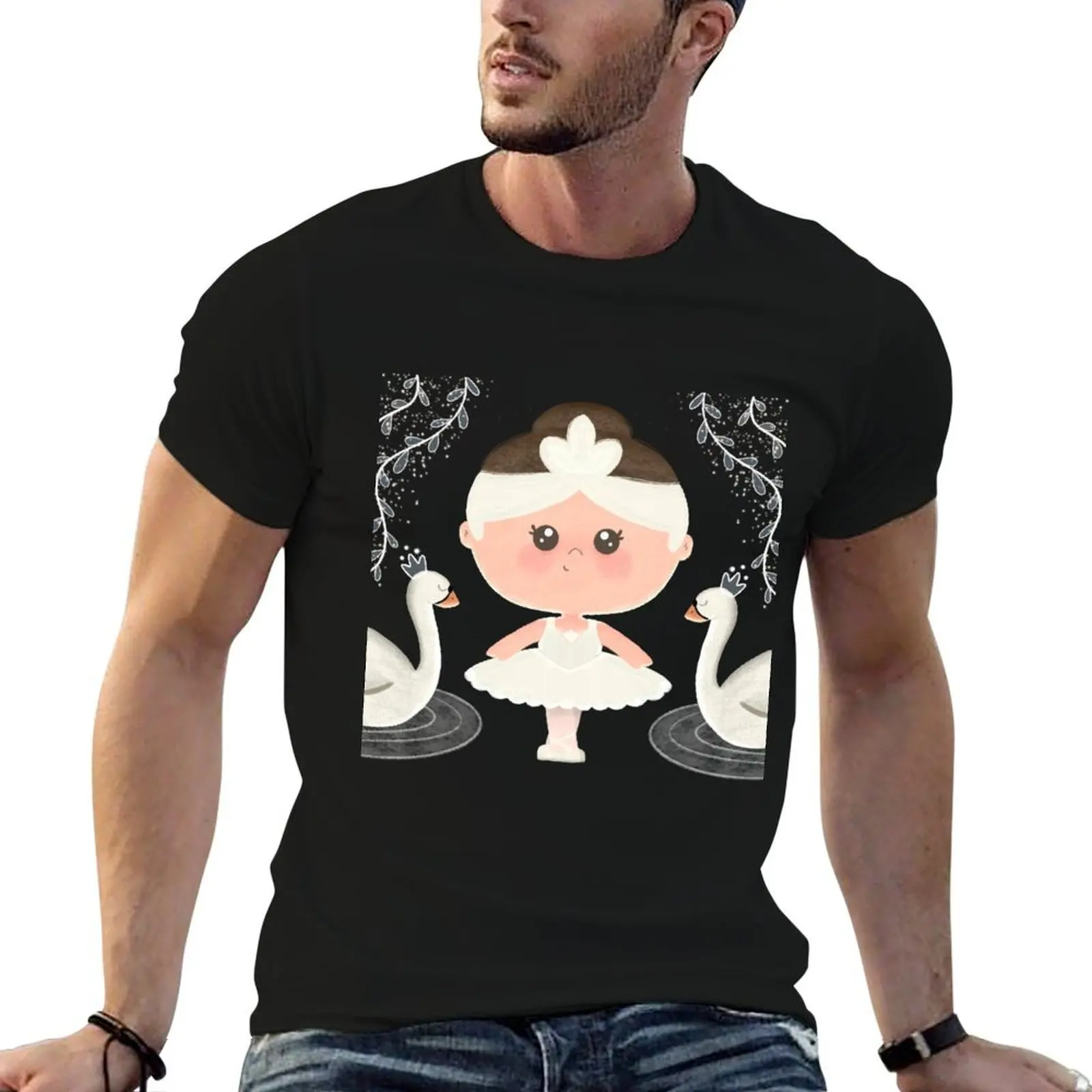 

Swan Lake, Odette  irmabonet T-Shirt men t shirt cotton 100% t shirt man designer t shirts for man cotton soft T-Shirt