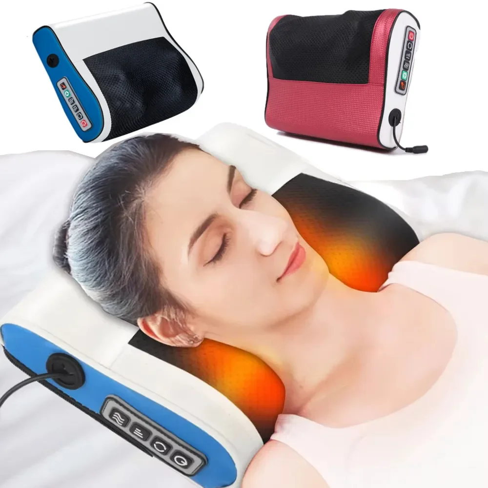 

Multi Functional Neck and Shoulder Massager Household Neck and Back Kneading Tool with Multiple Adjustable Hot Compress Massage