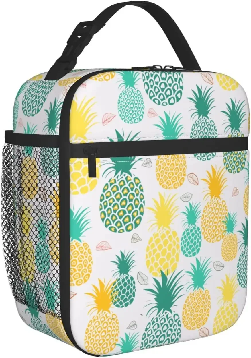 Zomer Ananas Lunch Tas Draagtas Lunch Tassen Voor Vrouwen Food Box Geïsoleerde Lunch Container Koeltas One Size Tassen