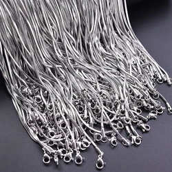 High Quality Stainless Steel Snake Hanging Chain For Women Men Long Necklace Jewelry Neck DIY Pendant Necklaces Cadena Colgantes
