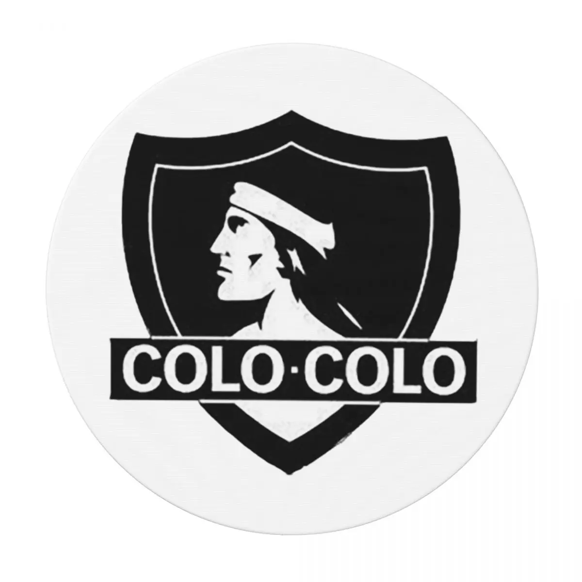 Social Y Deportivo Colo-Colo Waterproof Round Tablecloth Oilproof Table Cloth for Kitchen Events Dining Table Cover