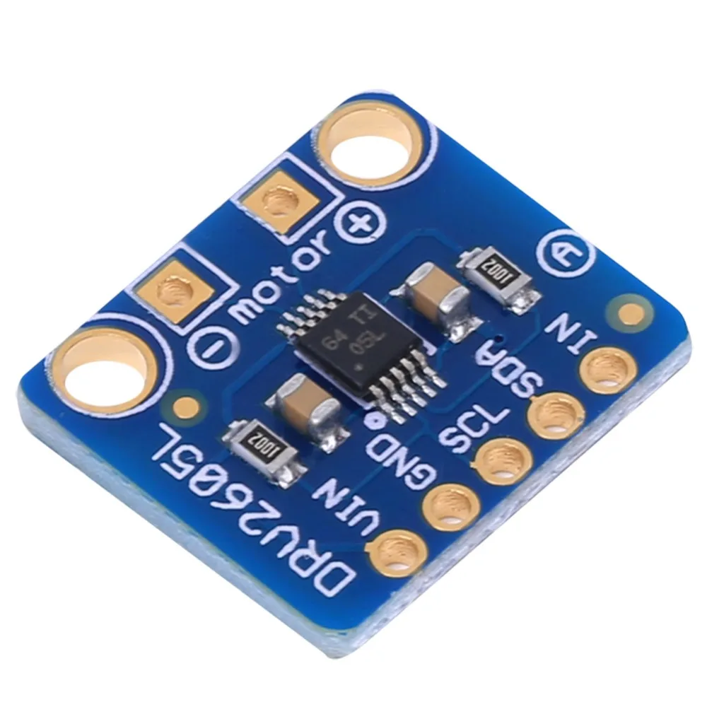 

DRV2605L Haptic Motor Controller 3/5V Mini Size Motor Drive Module with IN General Pin DRV2605L Haptic Motor Controller
