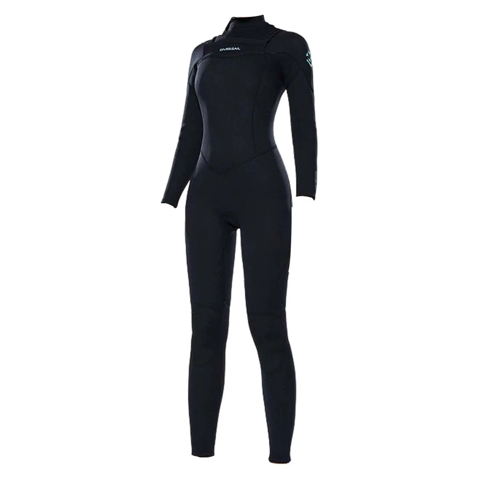Diving Suit Women Adult 3/2mm Neoprene Long Sleeve Horizontal Zipper Wetsuit
