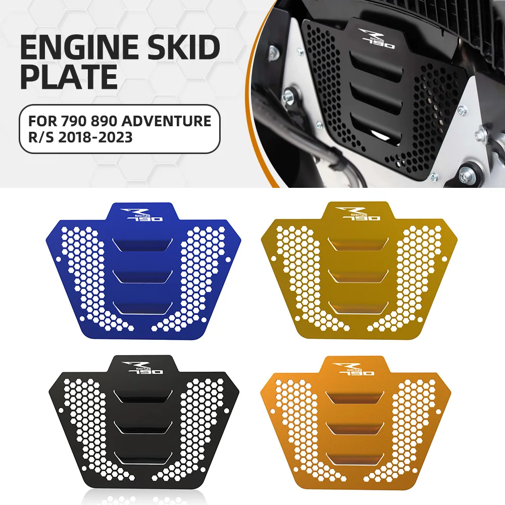 

Для 790 890 Adventure R/S 2018-2019-2020-2021-2022-2023 крышка защитной пластины двигателя мотоцикла, защитная решетка водосточной трубы, аксессуары