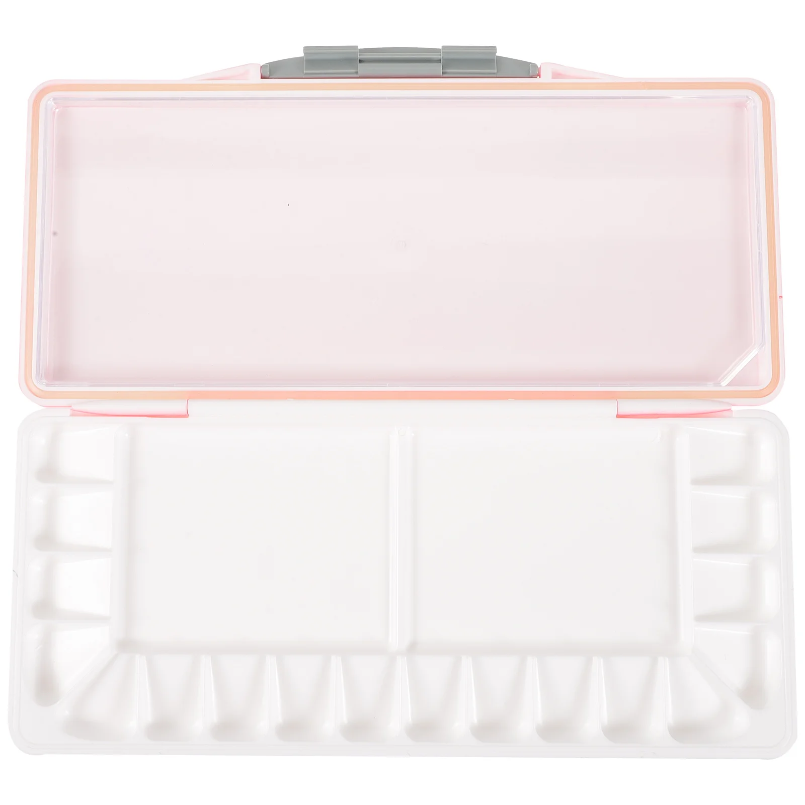 

Watercolor Palette Paint Box Trays Pigment Mixing DIY Case Storage Plastic Compartments Cases Mixed Plate with Lid