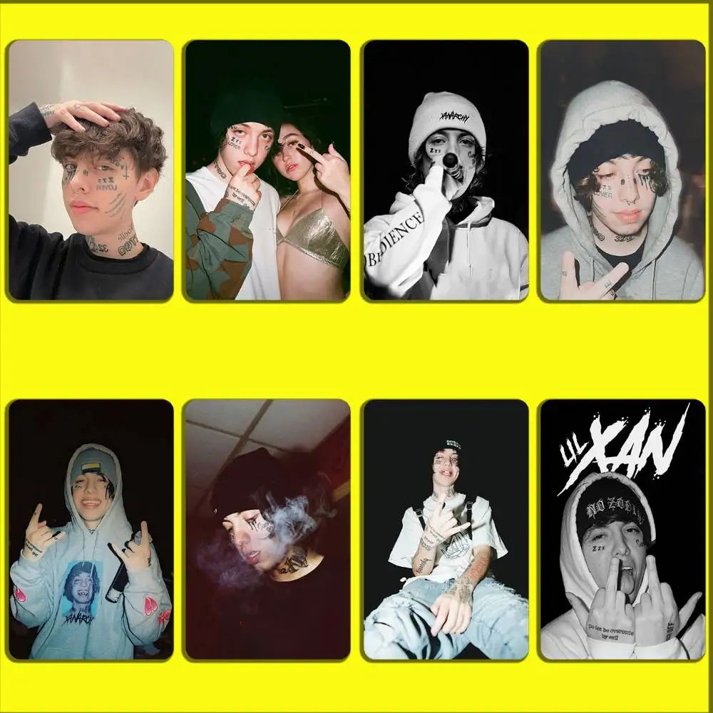 

Rapper Singer Lil Xan Card Stickers For Debit Bank Credit Cards Metro Bus Pass Sticker Decoration Cover Skin