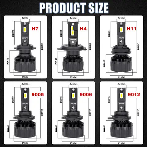 8 best sales h7 philips led - №6