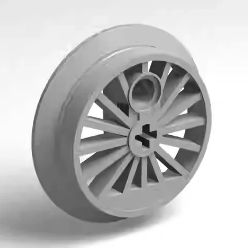 

Technical Accessories Train Wheel with Axle Hole D37mm Building Blocks MOC Assembly DIY Modified Bricks Toys 85557 85489b