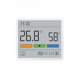 DUKA Atuman 3.67 Inch LCD Electronic Digital Temperature Humidity Meter Clock Home Indoor Thermometer Hygrometer Weather Station