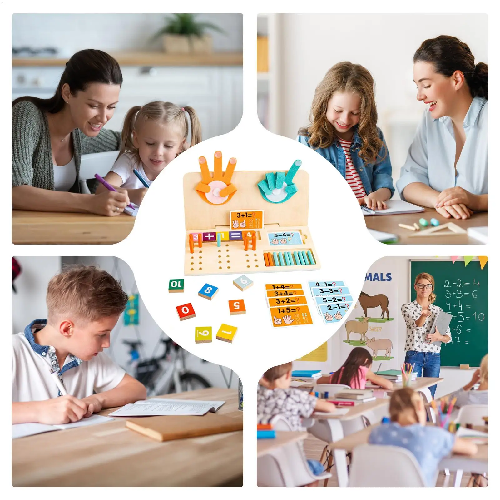 Addition Subtraction Practice Tool For Preschoolers Fun Addition Subtraction Counting Rods Practice For Kids Boys Girls