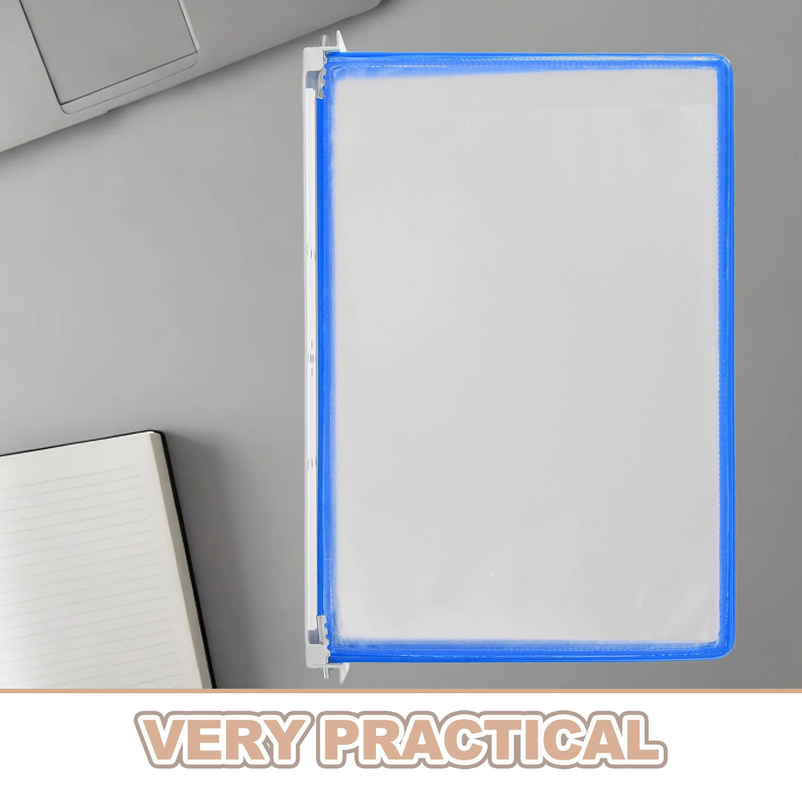 Clear Wall File Holder Organizer File Display Rack Page Hanging Brochure A4 Document Office Space Saving