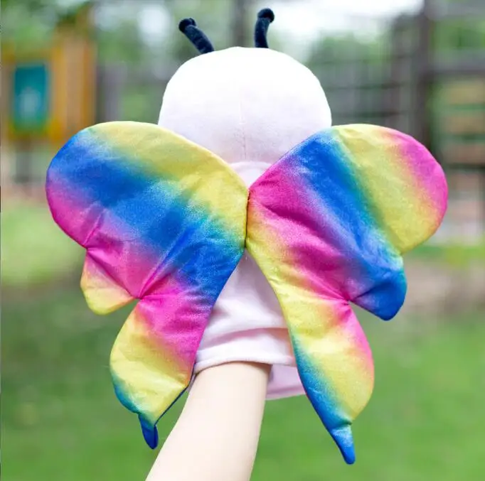 puppet butterfly insect child animal plush Hand puppet plush toy doll sleeve hand doll parenchild kinderg