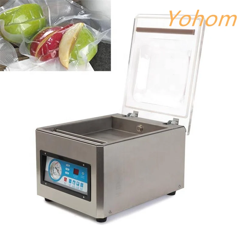 

Commercial Automatic Electric Rice Sweet Corn Cob Meat Sausage Pack Food Seafood Vertical Vacuum Sealer Machine