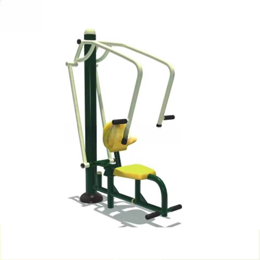 Máquina de Ejercicios para Gimnasio, Precio de Mayoreo en China, Máquina de Press de Pecho Inclinado y Lat Pull Down para Exteriores, Equipo de Fitness para Personas Mayores
