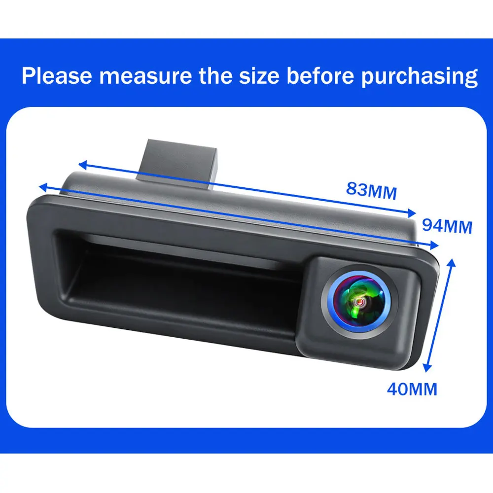 كاميرا سيارة بمسار ديناميكي 1080P لسيارة Ford Focus 2 MK2 Mondeo MK4 S-Max C-Max Kuga MK1 Fiesta MK7 Rover Range Freelander 2