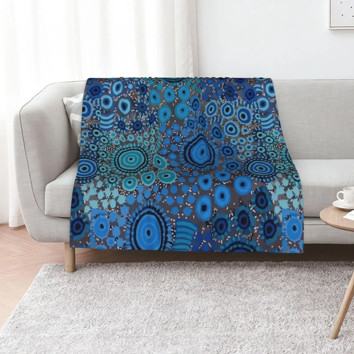 

australian-aboriginal-art-WH-004 COOLGIFTS Throw Blanket Thermals For Travel Summer Hairy Softest Blankets