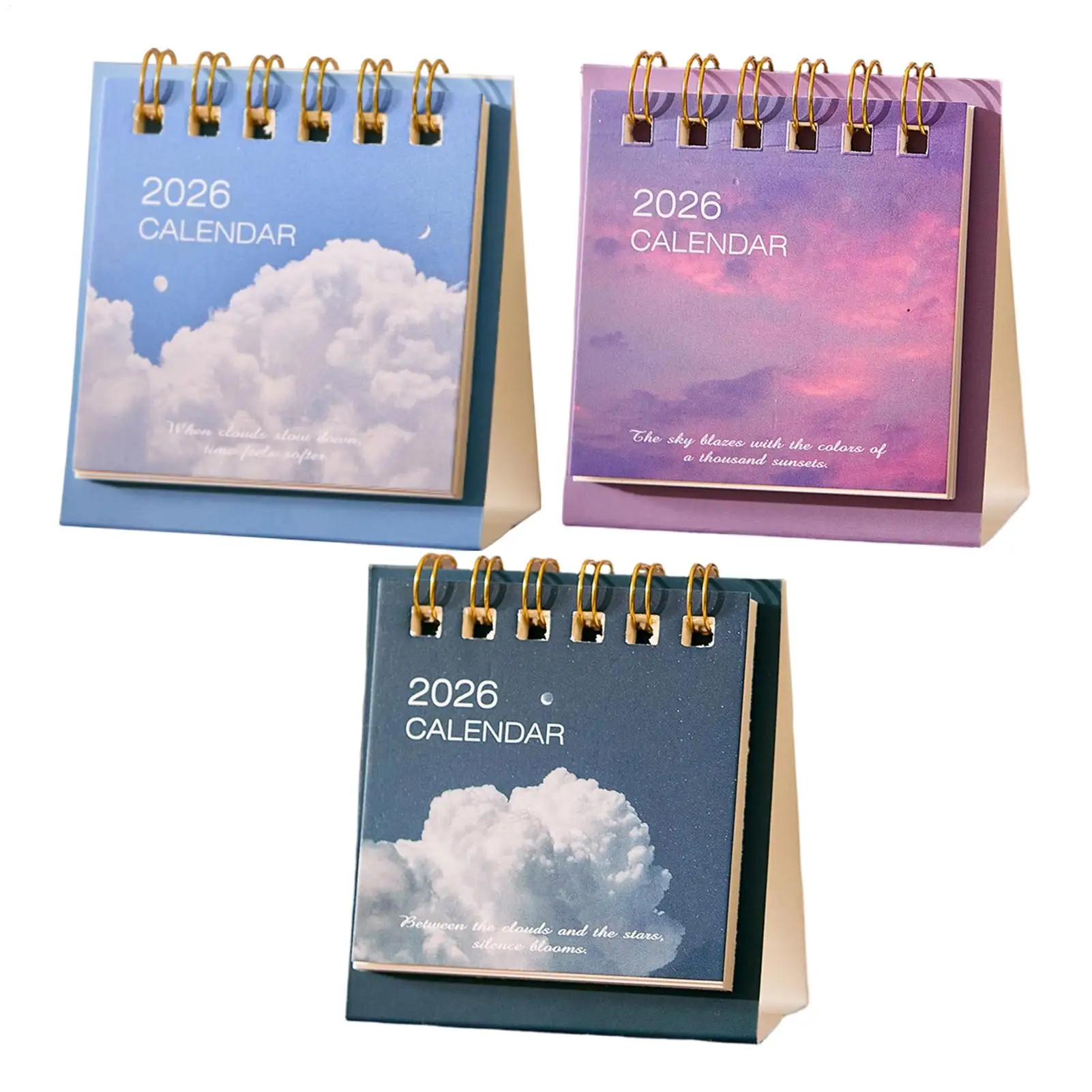 

Портативный мини-календарь-планировщик 2026 для дома и офиса, настольное украшение, подарок для мужчин и женщин