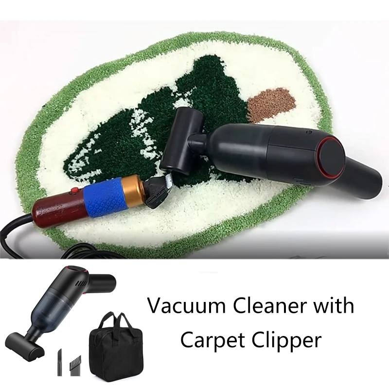 

Tufting DIY Vacuum Cleaner Handheld Cordless Powerful Suction For Tufting Gun Rug Tufting Carpet Clean