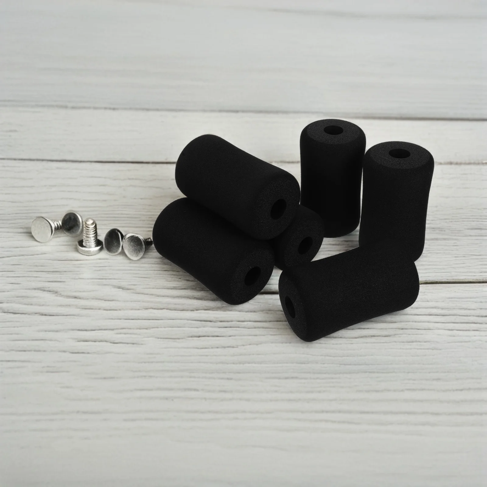 

6pcs Foot Rollers Set Adjustable Situp Board Equipment Home Gym Replacement Parts Exercise Machine Leg