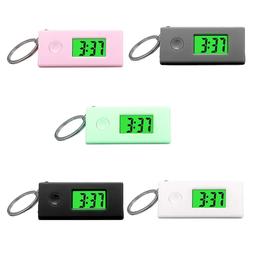 Keychain Watches 5 Piece Precise Silent Luminous Night Reading Triangular Non Slip Portable Hanging Design