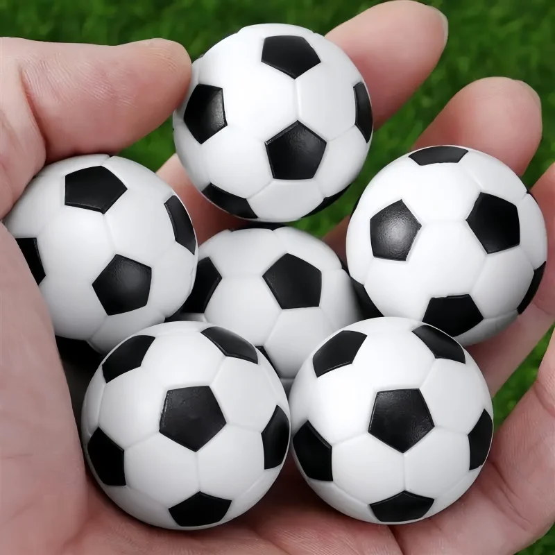 6Pcs Mini PU Squeeze Soccer Ball Toys Kids Sports Theme Birthday Party Favors PU Football Gift Stress Relieving Squeezing Toys