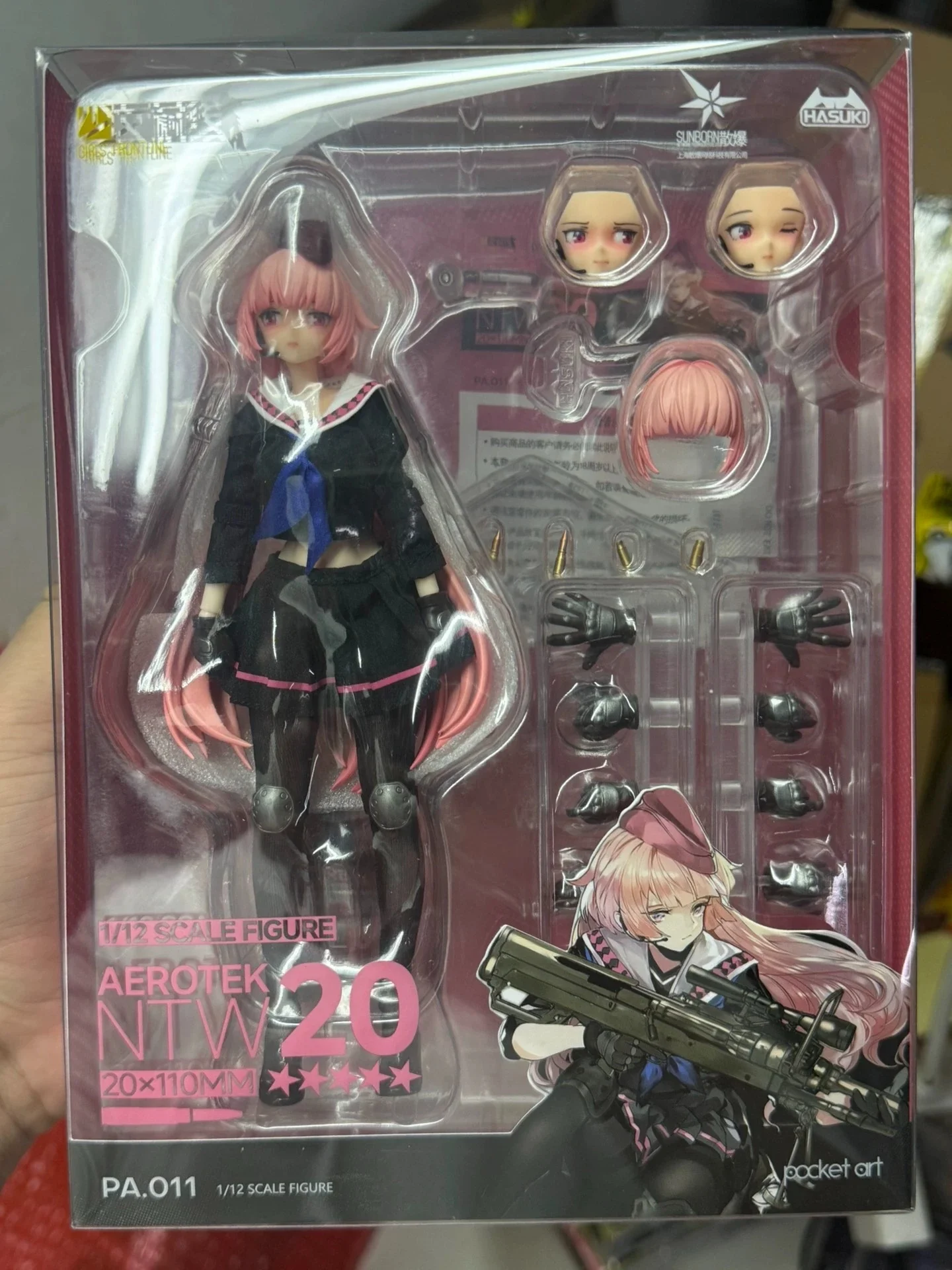 In Stock Hasuki Pa011 Ntw 20 Premium Finished 1/12 Scale Full Articulated Beautiful Girl Action Figure High Detail Collectible
