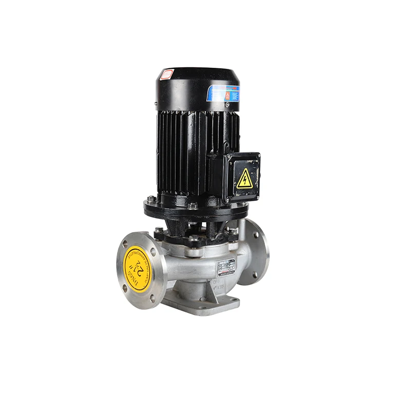 

Stainless steel vertical pipeline pump Corrosion-resistant industrial horizontal booster pump Hot water circulation pump Centrif
