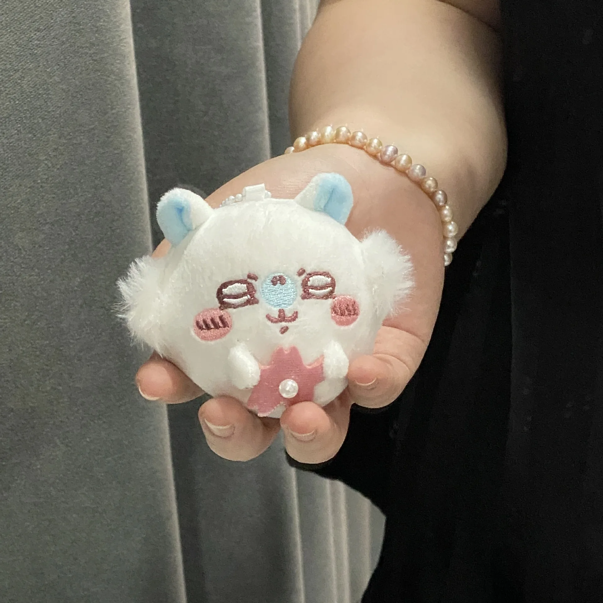 Cutejiyi Cherry Blossom Series Cherry Blossom Bonbon Small Pendant Charm Doll Keychain Gift in Stock Rakko Usagi Momonga - view 6
