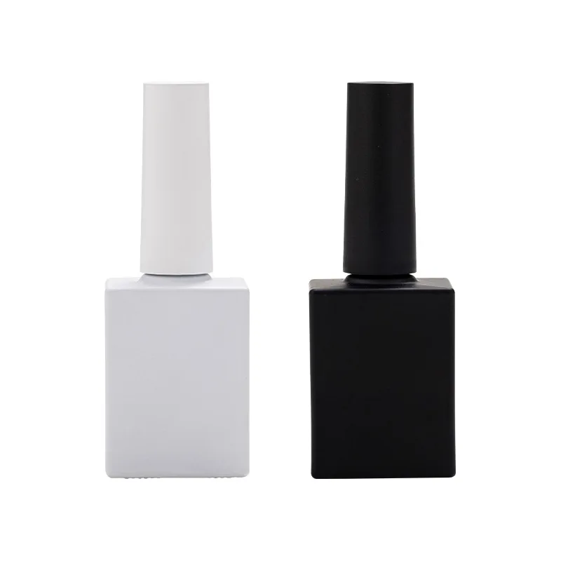 15ml Mini Empty Nail Polish Bottles With Brushes Refillable Nail Gel Glass Container Cosmetic Pot Manicure Beauty Oil Dispenser