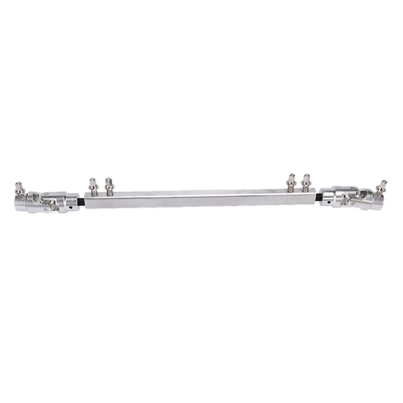 Double Kick Drum Pedal Drive Shaft Pedal Arm Linking Bar Drum Connecting Rod Silver