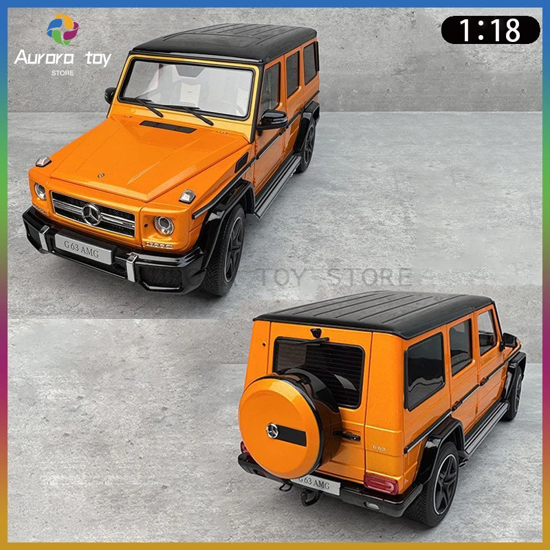

New 1/18 Almost Real Car Model BENZ G63 AMG W463 Car Model Alloy Simulation Limited Car Diecast Ornament Custom Boy Toy Gift