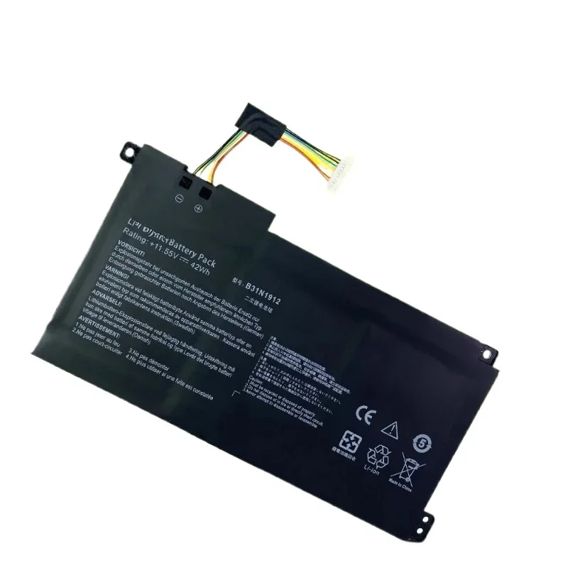 For ASUS VivoBook 14 E410MA L410MA E410KA E510MA E510KA F414MA L510MA R522MA C31N1912 B31N1912 Laptop Battery 11.55V 42Wh