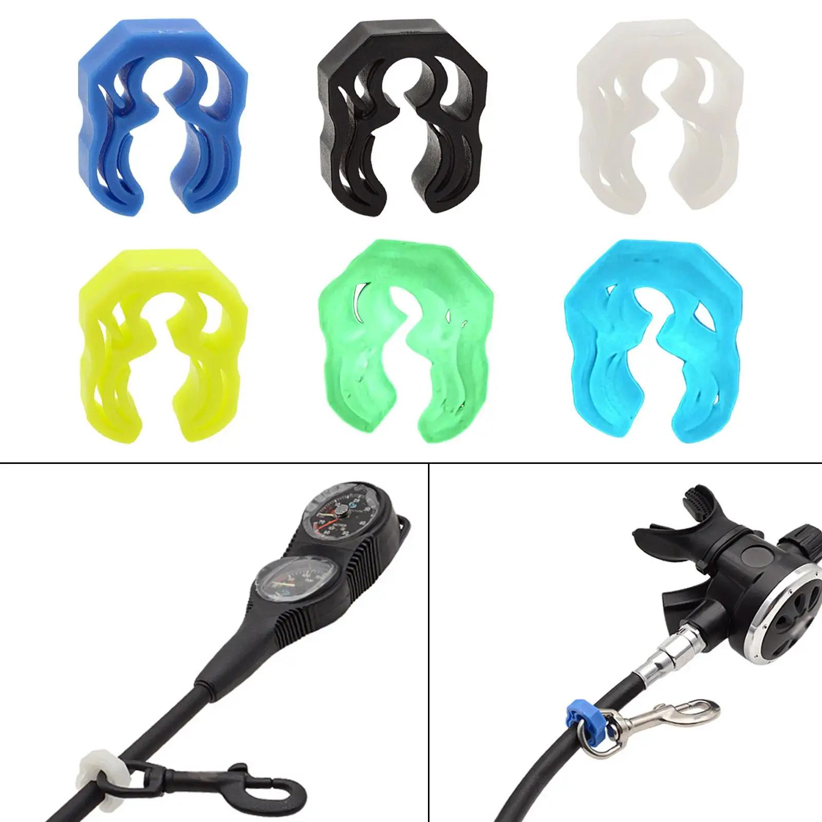 

Быстроразъемный фиксатор зажима для труб для дайвинга, универсальный держатель многоразового оборудования