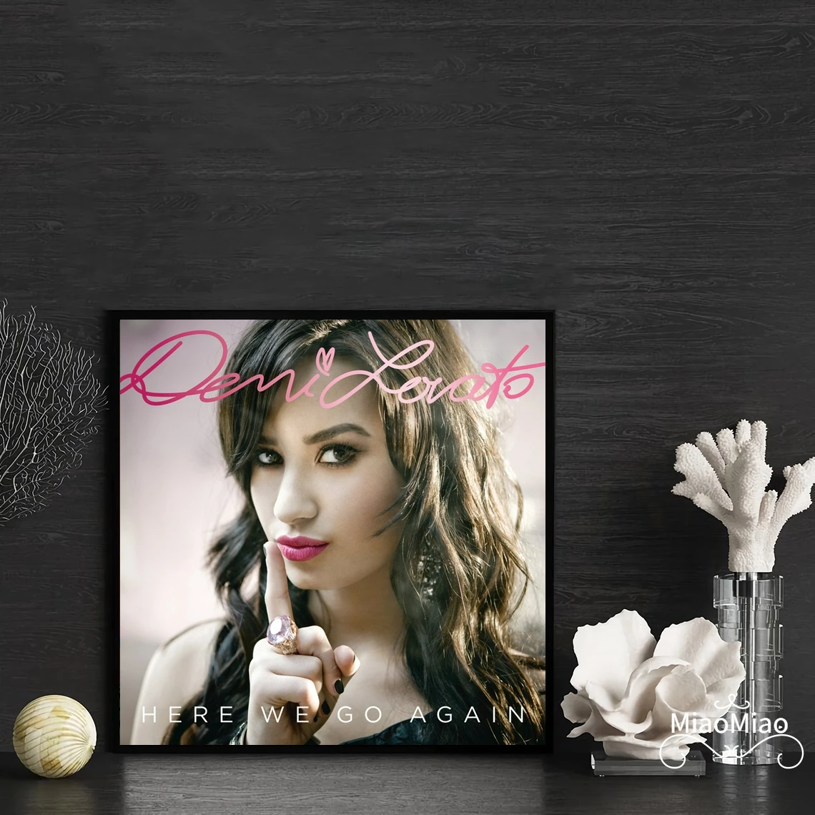 Demi Lovato Here We Go Again Music Album Poster Canvas Art Print Home Decor Wall Painting ( No Frame )