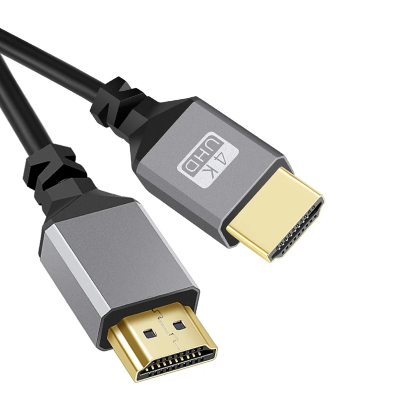 HDMI-compatible 4K Coiled Cable, HDMI-compatible 2.0 Version High Speed Cable, Male to Male Adapter Spring Spiral Drop Shipping