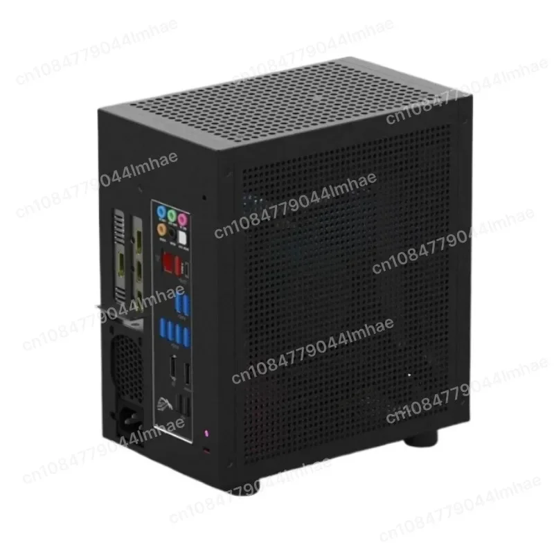 NF M21/M31 Mini ITX Case - 1U PSU & 120mm Radiator Support, Low-Profile GPU Compatible, Compact HTPC Chassis
